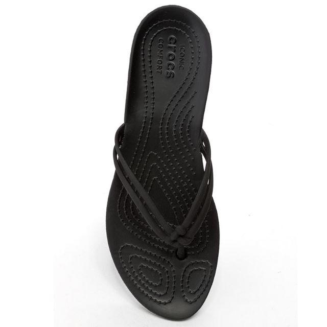 crocs(クロックス)のクロックス イザベラ フリップ ブラック 22cm レディースの靴/シューズ(ビーチサンダル)の商品写真