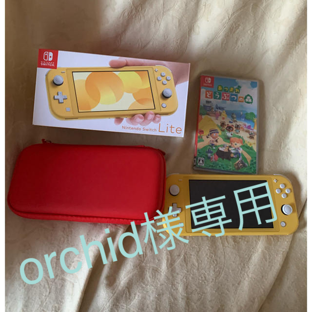 あつまれどうぶつの森【美品】ニンテンドースイッチライト&あつまれどうぶつの森&ケースセット