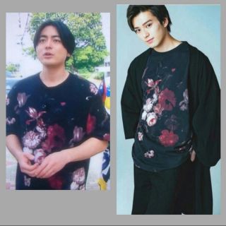 ラッドミュージシャン(LAD MUSICIAN)のLAD MUSICIAN 花柄ビッグTシャツ　18ss(Tシャツ/カットソー(半袖/袖なし))