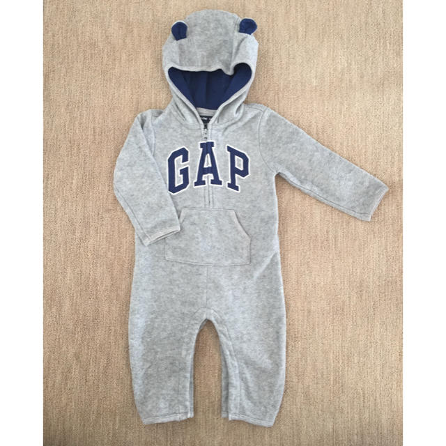 GAP(ギャップ)のGAP フリース素材 カバーオール キッズ/ベビー/マタニティのベビー服(~85cm)(カバーオール)の商品写真