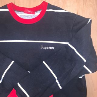 シュプリーム(Supreme)のsupreme striped crewneck(スウェット)