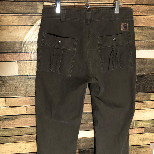 carhartt(カーハート)の【激レア】カーハート ペインターパンツ　ロゴワッペン有り☆人気のカーキ☆90s☆ メンズのパンツ(ペインターパンツ)の商品写真