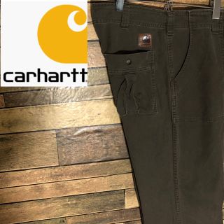 カーハート(carhartt)の【激レア】カーハート ペインターパンツ　ロゴワッペン有り☆人気のカーキ☆90s☆(ペインターパンツ)