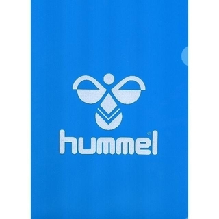 ヒュンメル(hummel)の【未使用品】hummel ヒュンメル★A４クリアファイル★青・ブルー【３セット】(ファイル/バインダー)