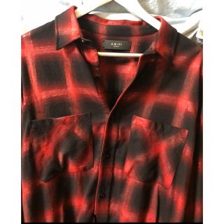 フィアオブゴッド(FEAR OF GOD)のアミリ 金糸チェックシャツ(シャツ)