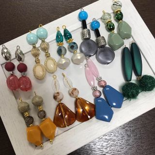 ローズバッド(ROSE BUD)のハンドメイド ピアス 9点セット まとめ売り 超特価♡ [☆71](ピアス)