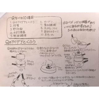 アムウェイ(Amway)の専用出品！①.⑤アムウェイ  クィーンクック手書きレシピです！ (住まい/暮らし/子育て)