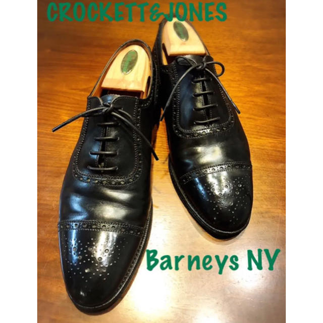 クロケット&ジョーンズ　バーニーズ別注　ブラック　8E メンズの靴/シューズ(ドレス/ビジネス)の商品写真