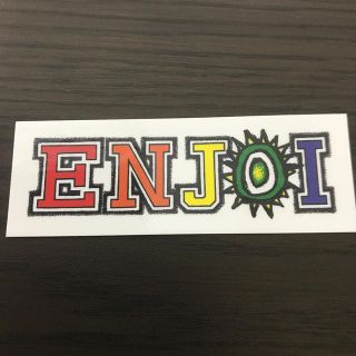 エンジョイ(enjoi)の【縦3.9cm横11cm】enjoi ステッカー(スケートボード)