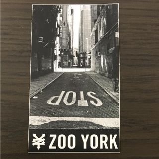 ズーヨーク(ZOO YORK)の【縦12cm横7cm】ZOOYORK ステッカー(その他)