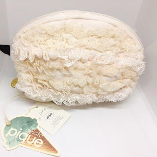 ジェラートピケ(gelato pique)の【新品、タグ付き】ジェラートピケ フリルポーチ(ポーチ)