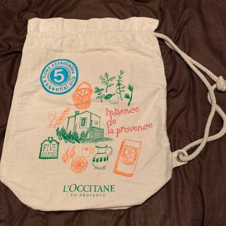 ロクシタン(L'OCCITANE)のロクシタン　ノベルティ巾着型トートバッグ(トートバッグ)