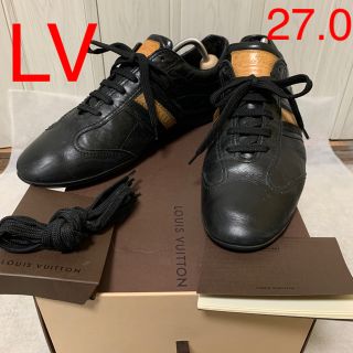 ルイヴィトン(LOUIS VUITTON)のLOUIS VUITTON ルイ ヴィトン スニーカー レザー 27.0(スニーカー)