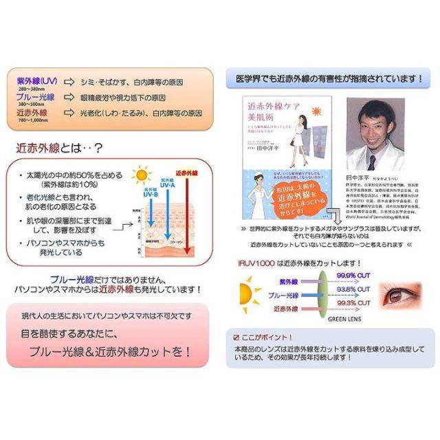 花粉症対策・ウイルス対策 サングラス 黒