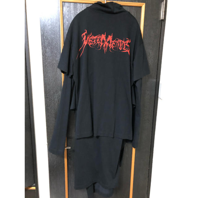 vetements 16aw スカルレイヤードドレス メンズのトップス(Tシャツ/カットソー(七分/長袖))の商品写真