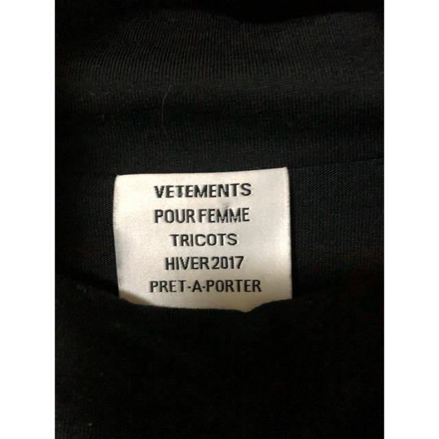 vetements 16aw スカルレイヤードドレス メンズのトップス(Tシャツ/カットソー(七分/長袖))の商品写真