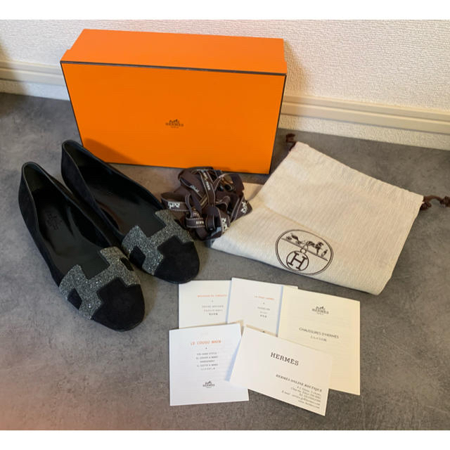 ♦️ 美品 HERMES エルメス フラット シューズ ♦️