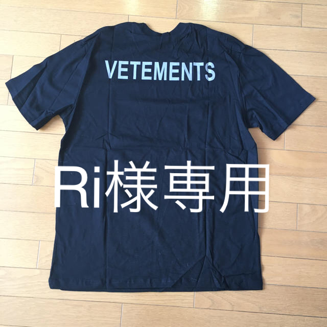 VETEMENTS ヴェトモン バックロゴTシャツ リフレクター STAFFの通販 by ...