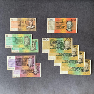 【ささ様ご専用❗️】旧紙幣オーストラリアドル　旧札　外国紙幣　外貨(貨幣)