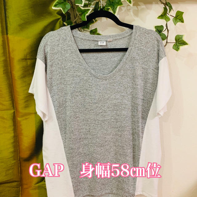 GAP カットソー　春　大きいサイズ レディースのトップス(カットソー(半袖/袖なし))の商品写真