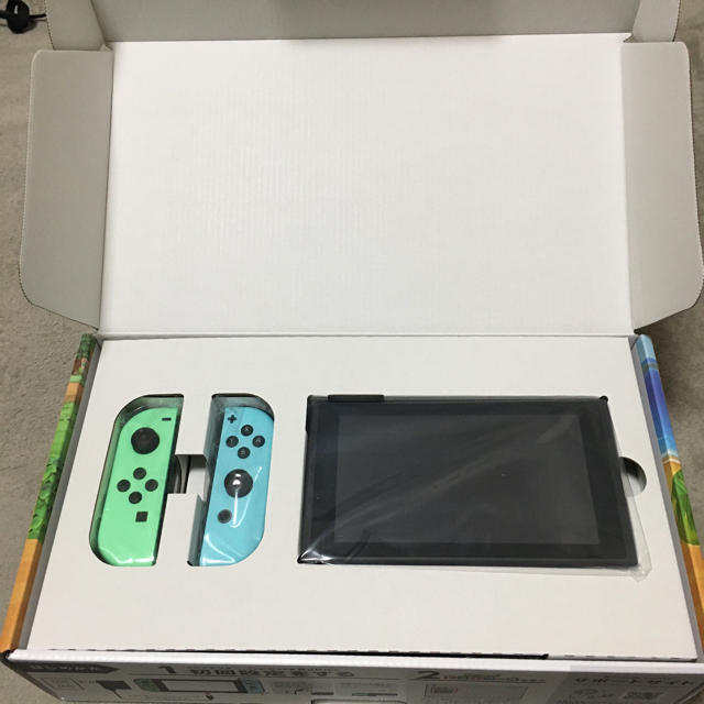 Nintendo Switch(ニンテンドースイッチ)のNintendo Switch あつまれ どうぶつの森セット/Switch/HA エンタメ/ホビーのゲームソフト/ゲーム機本体(家庭用ゲーム機本体)の商品写真