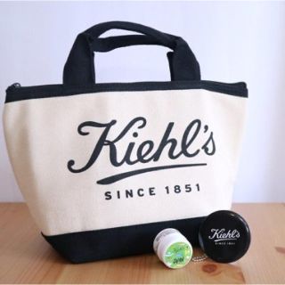 キールズ(Kiehl's)の＆ROSY3月号付録　鏡付き保冷トート&クリーム(トートバッグ)