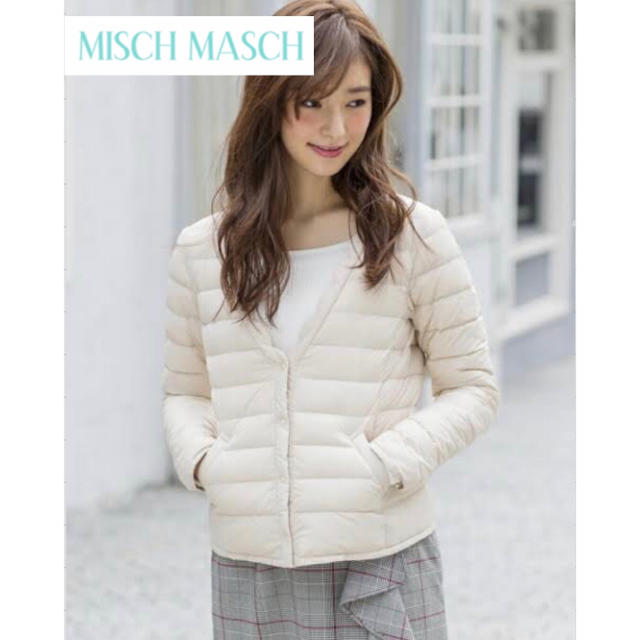 MISCH MASCH(ミッシュマッシュ)の新品タグ付♡定価6,912円♡ミッシュマッシュ♡インナーダウン白 レディースのジャケット/アウター(ダウンジャケット)の商品写真