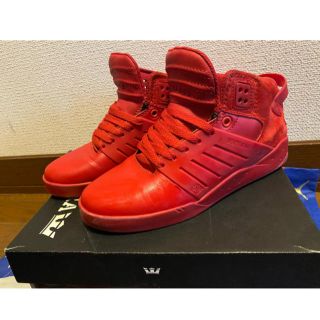 スープラ(SUPRA)のSUPRA SKYTOP Ⅲ RED-RED スープラ スカイトップスニーカー(スニーカー)