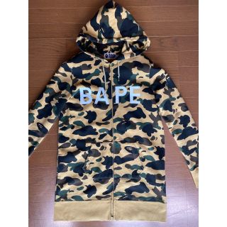 アベイシングエイプ(A BATHING APE)の【美品】A BATHING APE 1st CAMO ロングパーカー(パーカー)