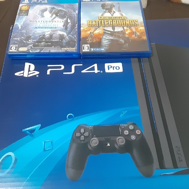 PS4pro　モンスターハンター　PUBGセット