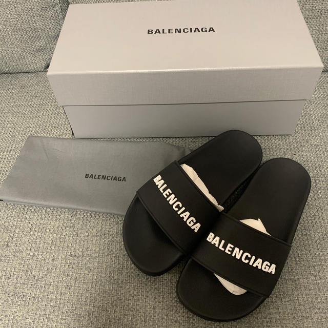 新品未使用・BALENCIAGA  Slide Sandal バレンシアガ