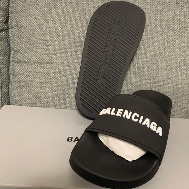 新品未使用・BALENCIAGA  Slide Sandal バレンシアガ