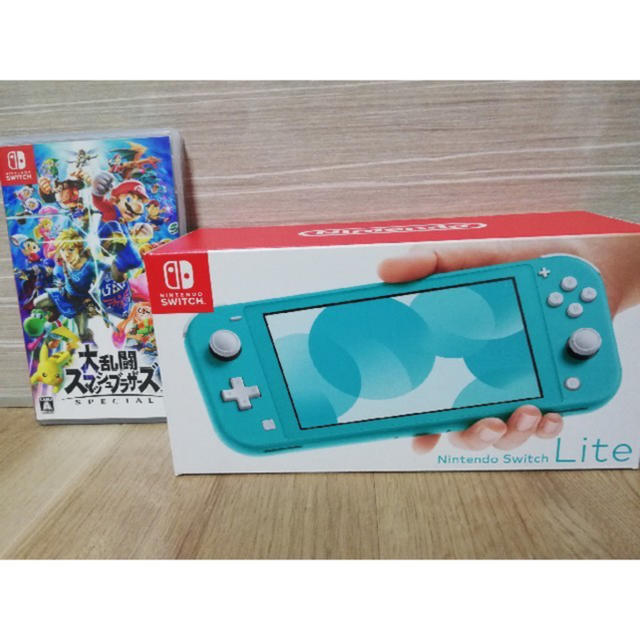 値下げ！ニンテンドースイッチ ライト ＆ 大乱闘スマッシュブラザーズ ...