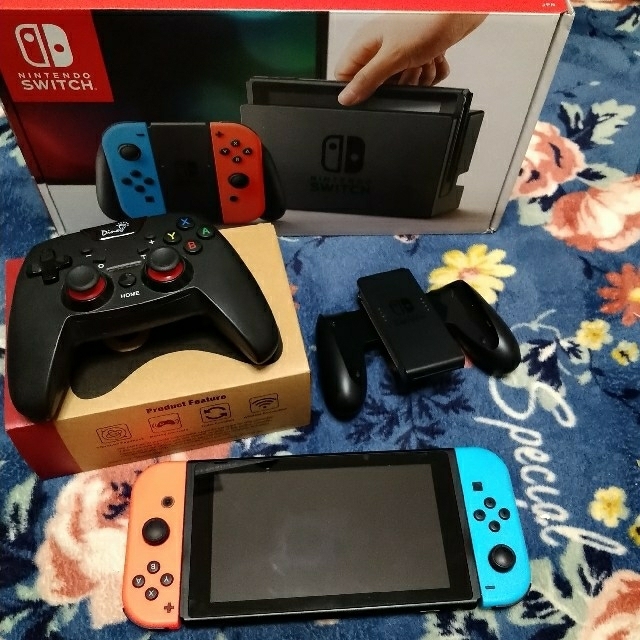 Nintendo Switch Joy-Con (L) ネオンブルー/ (R)エンタメホビー