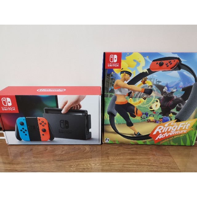 100%本物保証! Nintendo Switch - NINTENDO Switch 本体+リング
