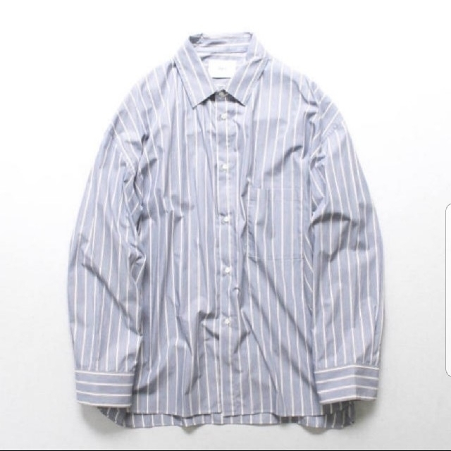 【売れ筋】 SUNSEA - stein Oversized Down Pattern Shirt ストライプ シャツ