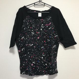 アディダス(adidas)のアディダスネオラグラン星柄カットソー検ダンススポーツヨガジムトレーニングナイキ(Tシャツ(長袖/七分))