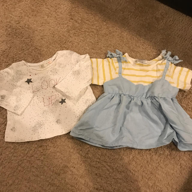 ZARA(ザラ)のZara baby futafuta 70センチ キッズ/ベビー/マタニティのベビー服(~85cm)(Ｔシャツ)の商品写真