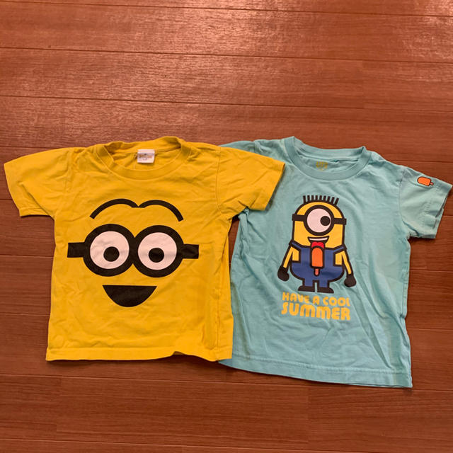 USJ(ユニバーサルスタジオジャパン)のUSJ ユニクロ　ミニオン Tシャツサイズ　100センチ キッズ/ベビー/マタニティのキッズ服男の子用(90cm~)(Tシャツ/カットソー)の商品写真