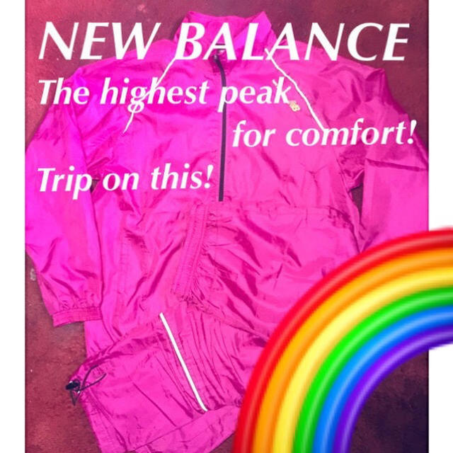 ❇️【NEW BALANCE画像❷-①】実用的なピンクです☆‼️美品‼️スポーツ