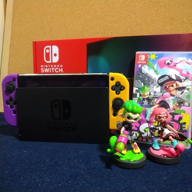 Nintendo Switch Joy-Con(L)/(R) グレー　スプラトゥ