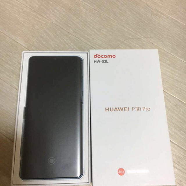 ドコモ HUAWEI p30Pro HW-02L ブラック【SIMロック解除済