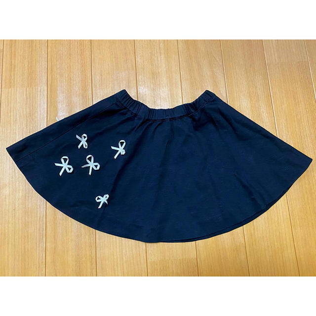 TOCCA - TOCCA スカート キッズ 女の子 80cm トッカ 紺 リボン トッカ