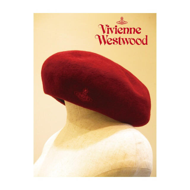 Vivienne Westwood(ヴィヴィアンウエストウッド)のvivienne westwood ベレー帽👒 レディースの帽子(ハンチング/ベレー帽)の商品写真