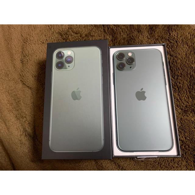 iPhone(アイフォーン)の【最安：新品未使用】国内版SIMロックフリーiPhone 11 Pro 64GB スマホ/家電/カメラのスマートフォン/携帯電話(スマートフォン本体)の商品写真