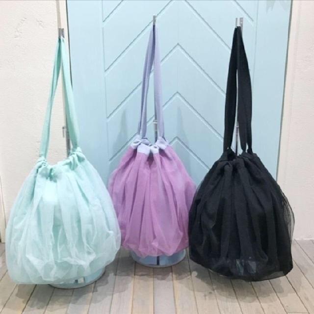 Kastane(カスタネ)の【kastane】チュールbag レディースのバッグ(トートバッグ)の商品写真