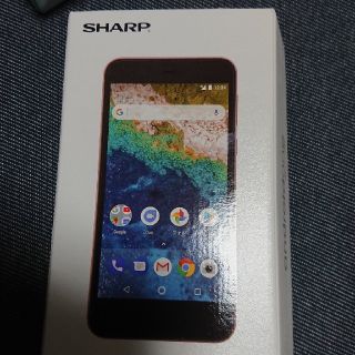 シャープ(SHARP)のスマホ本体SHARP androidone S3(新品未使用)ピンク(スマートフォン本体)
