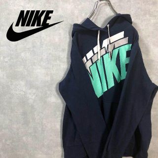 ナイキ(NIKE)のNIKE US輸入 派手 デカロゴ  プリント パーカー(パーカー)