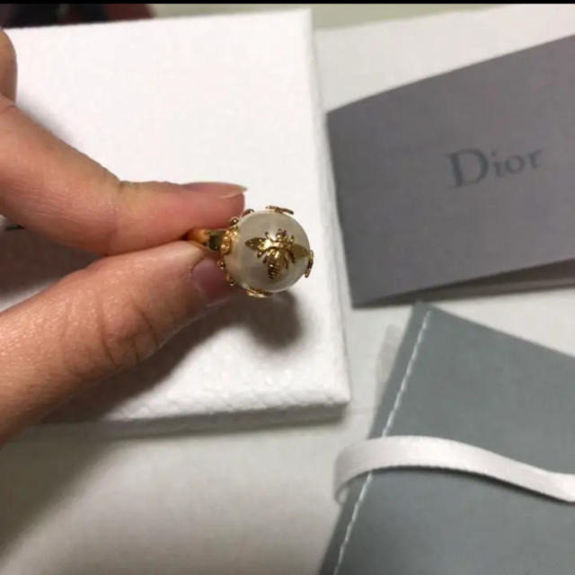 Christian Dior(クリスチャンディオール)のDIOR パール　指輪 レディースのアクセサリー(リング(指輪))の商品写真