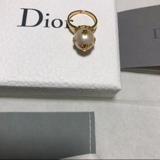 クリスチャンディオール(Christian Dior)のDIOR パール　指輪(リング(指輪))